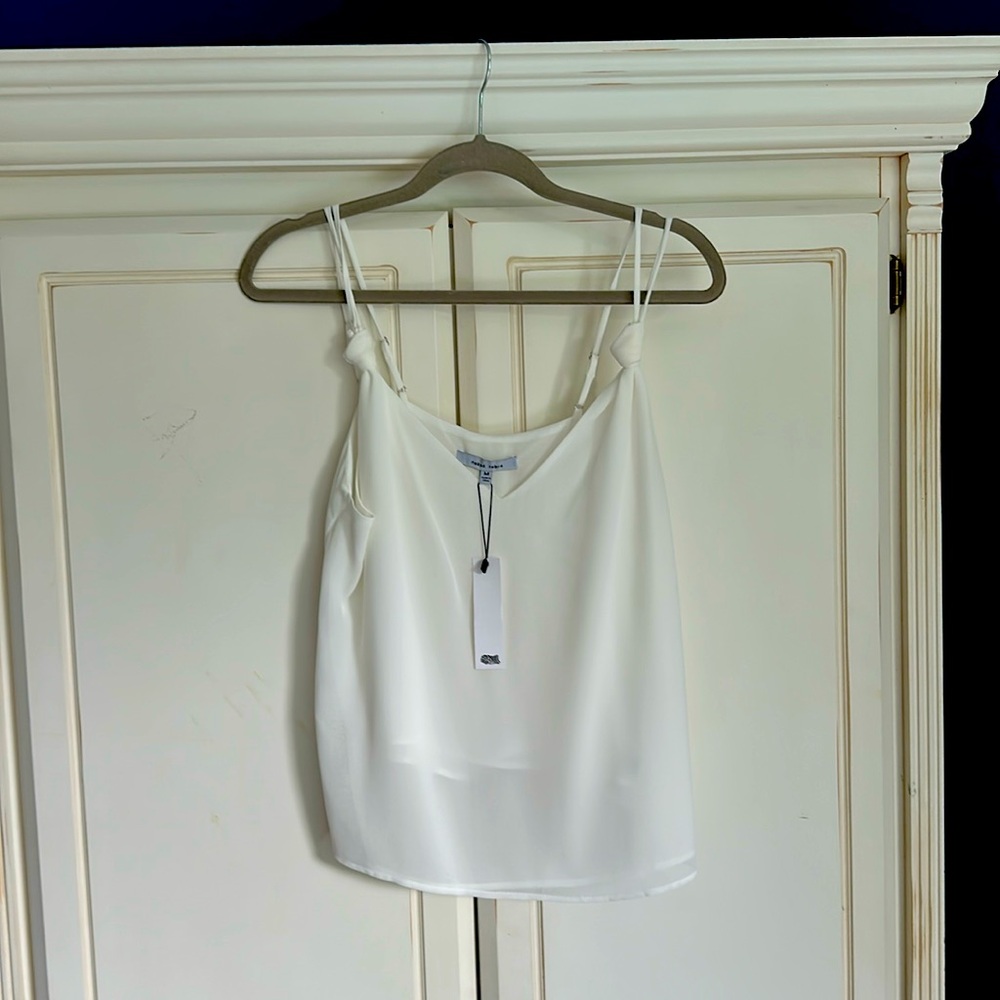 Naked Zebra thin strap sleeveless summer top